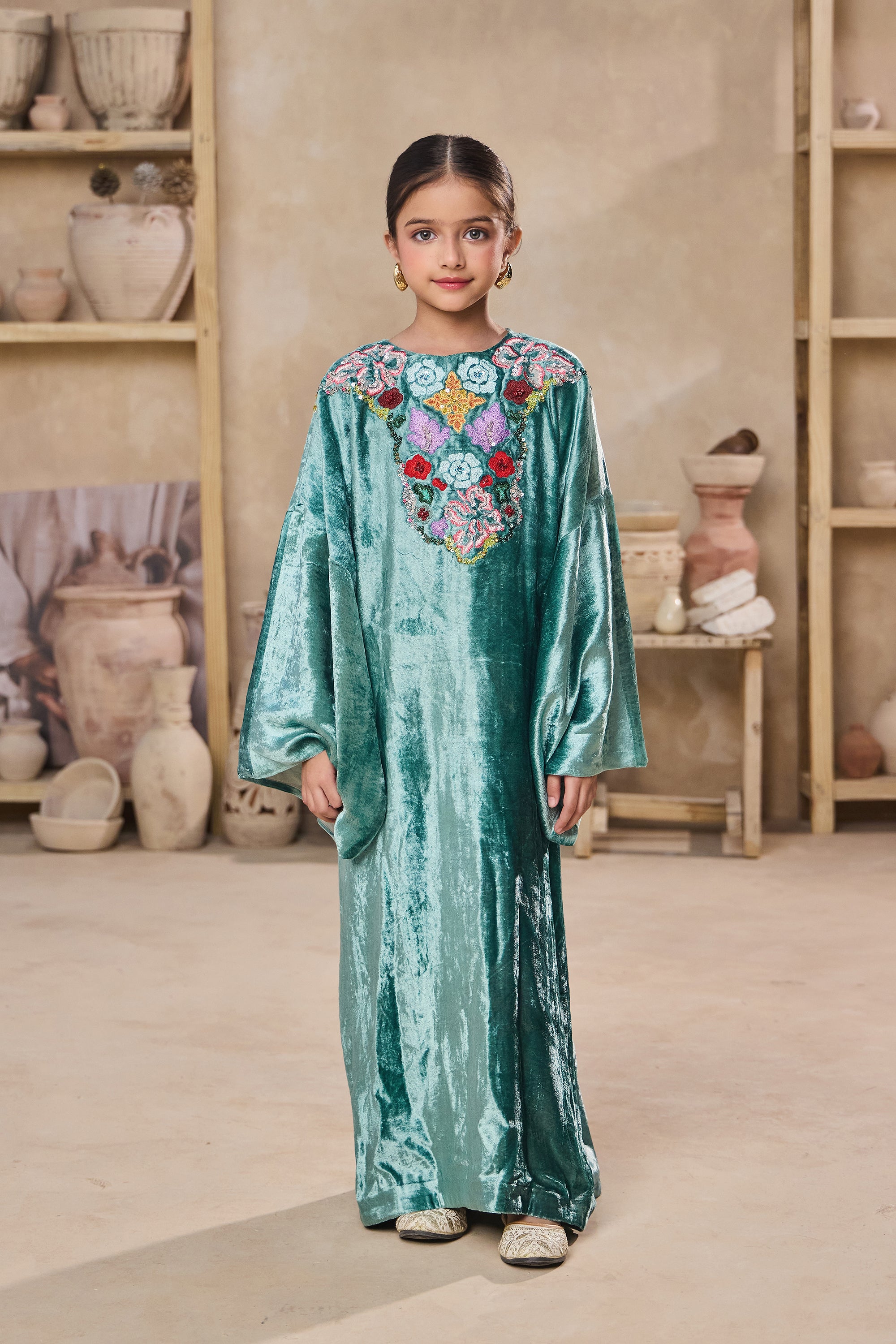 Romesa Embellished Darra Dress