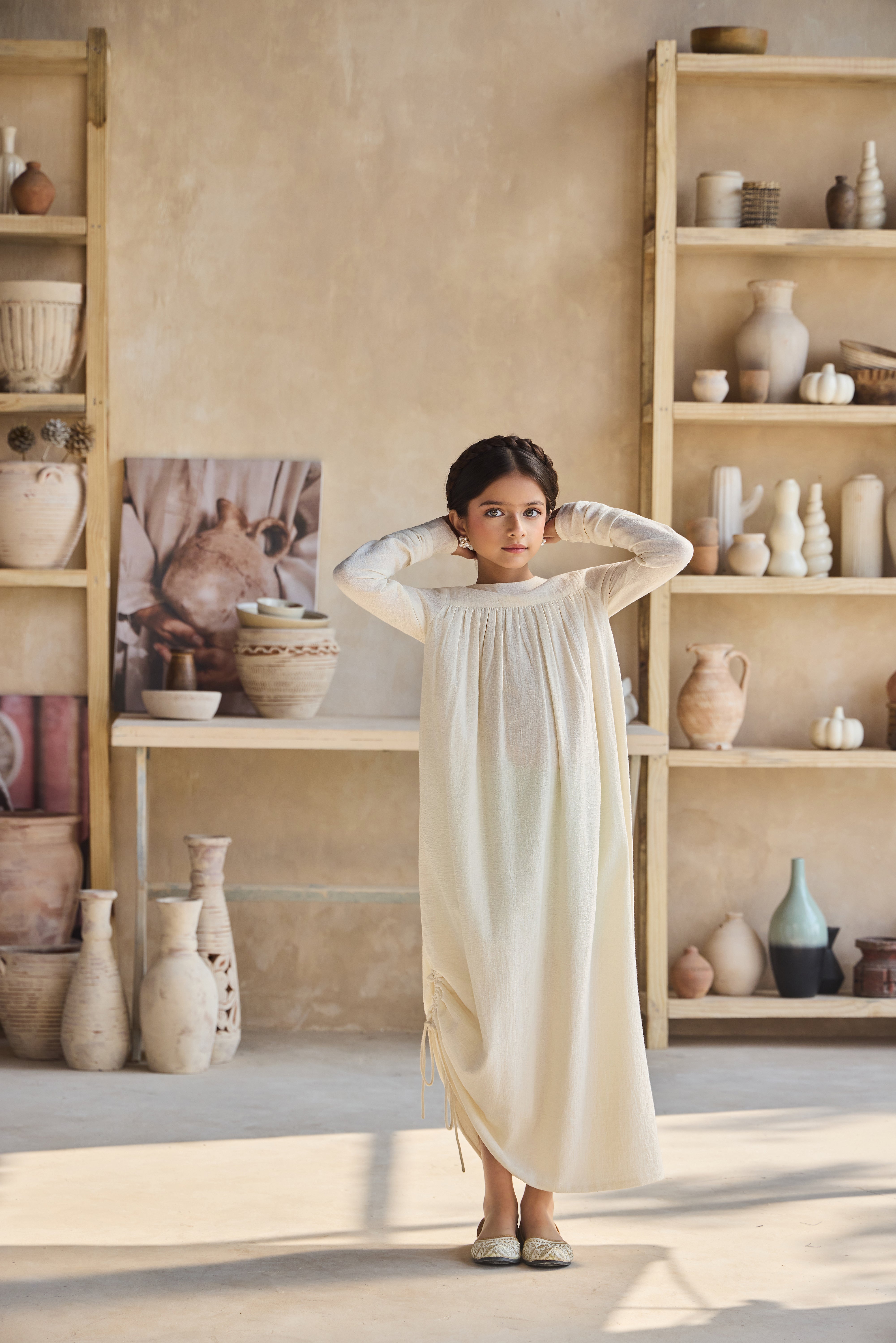 Ayami Off-White Dress