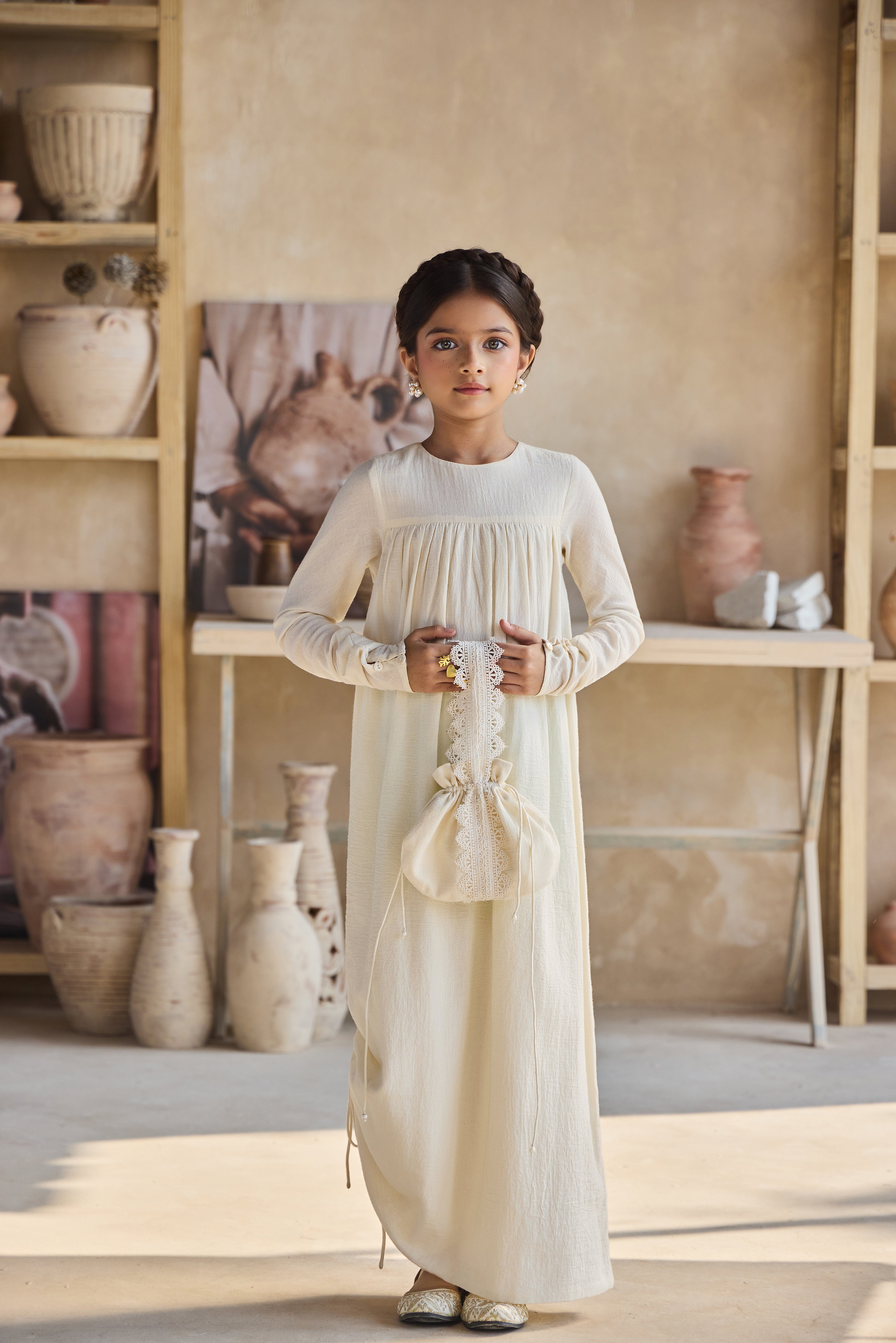 Ayami Off-White Dress