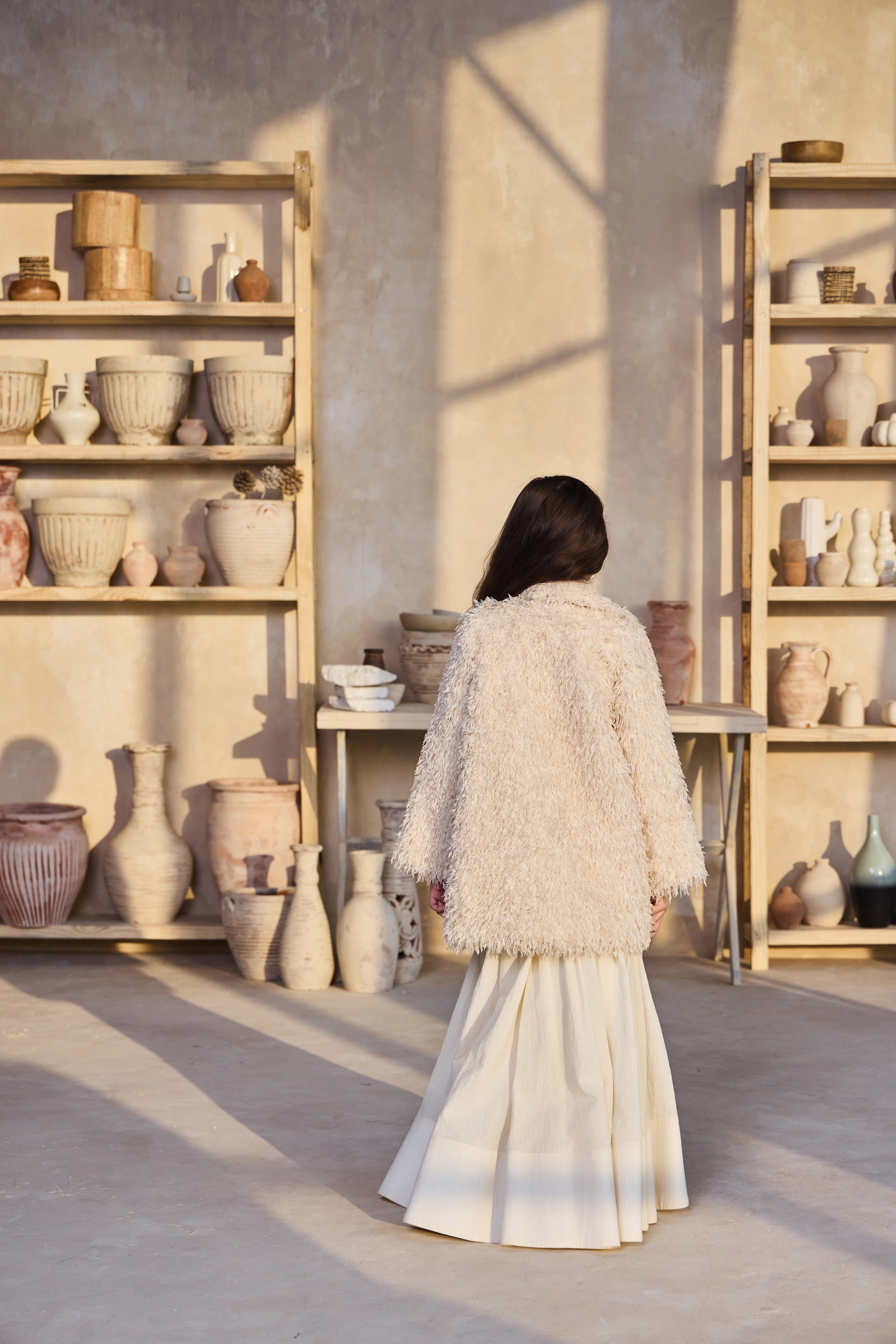 Aries Fur Jacket Set (Set of 3)