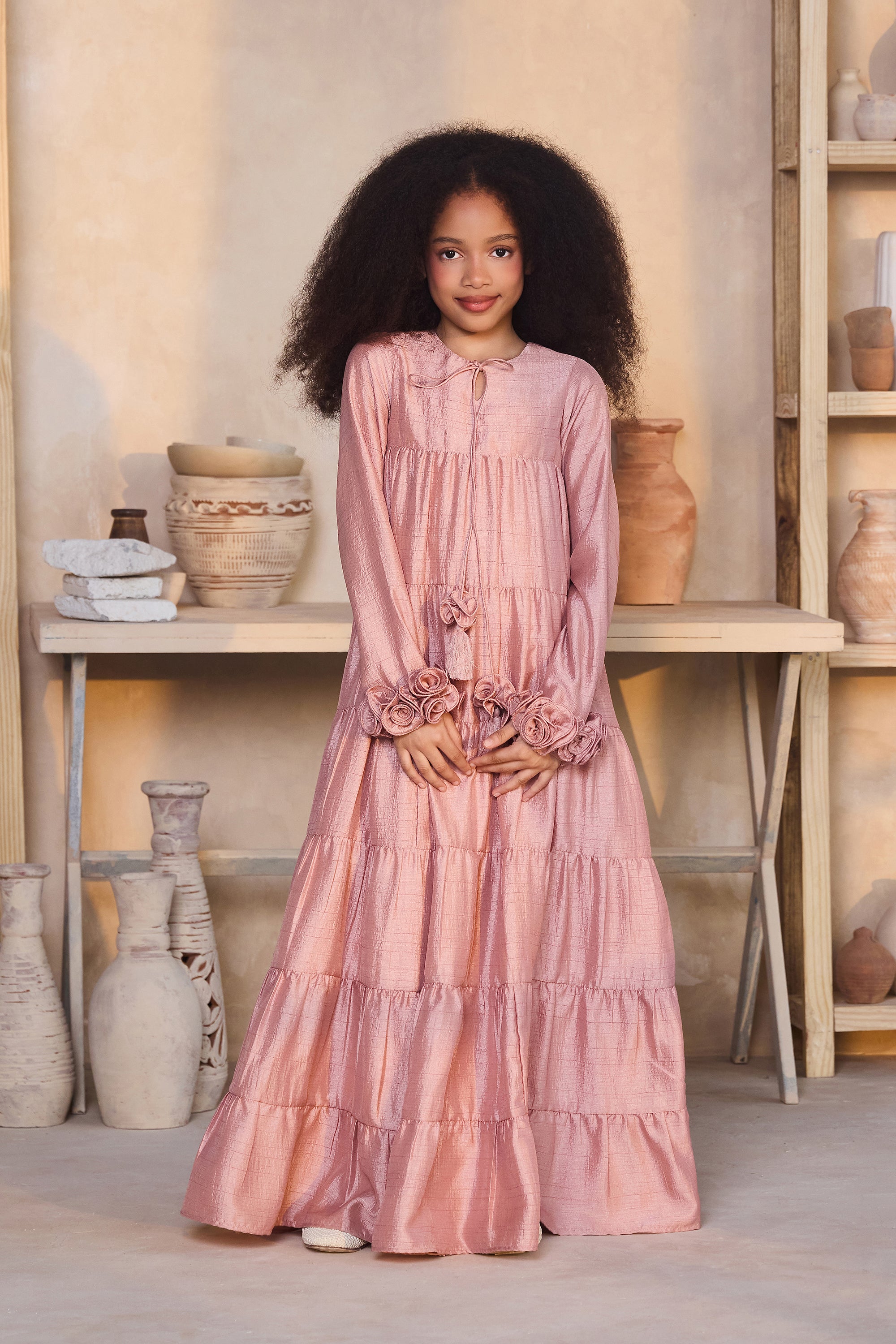 Jasira Rose Jalabiya (Onion Pink)