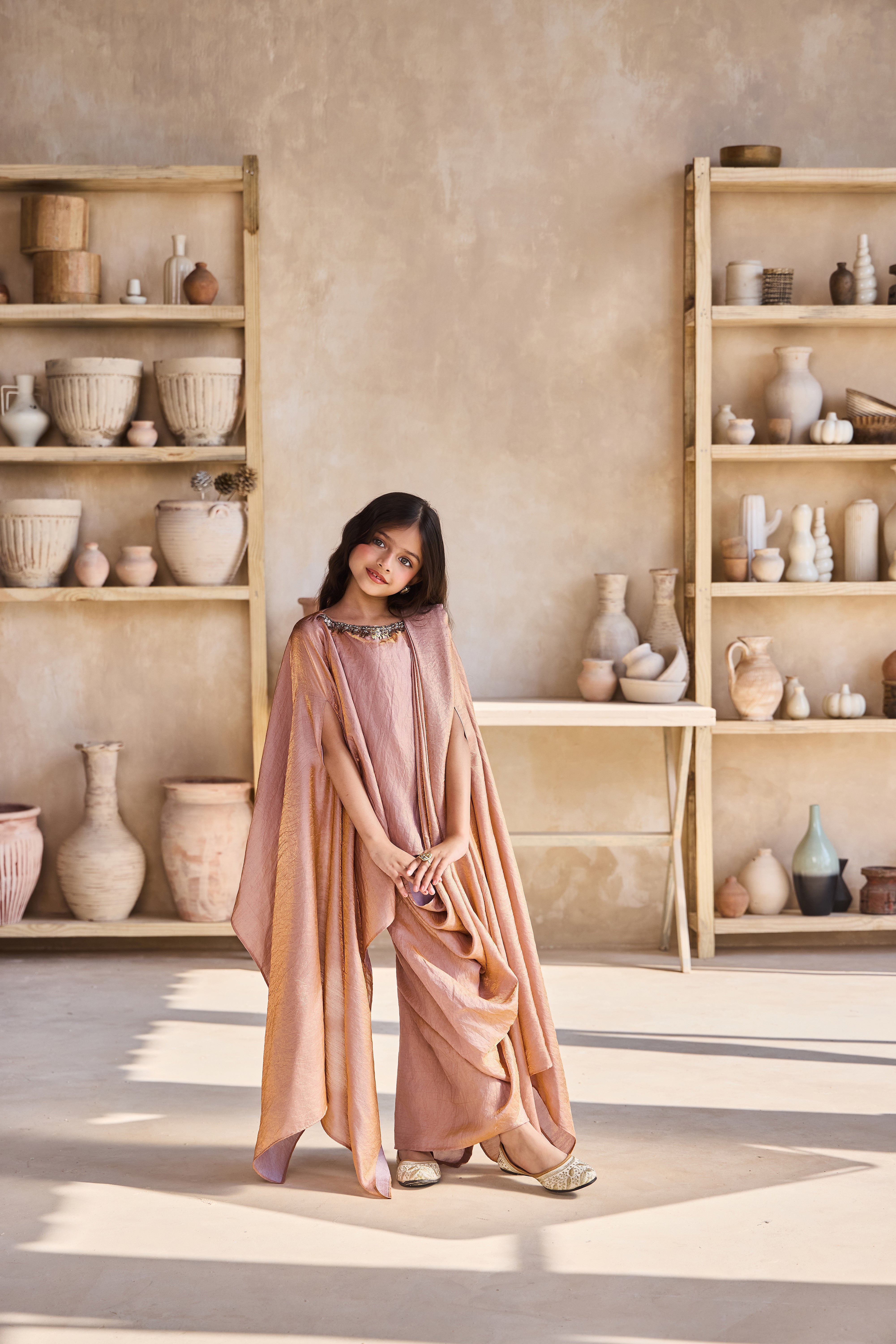 Anhad Drape Saree with Blouse (Set of 2)