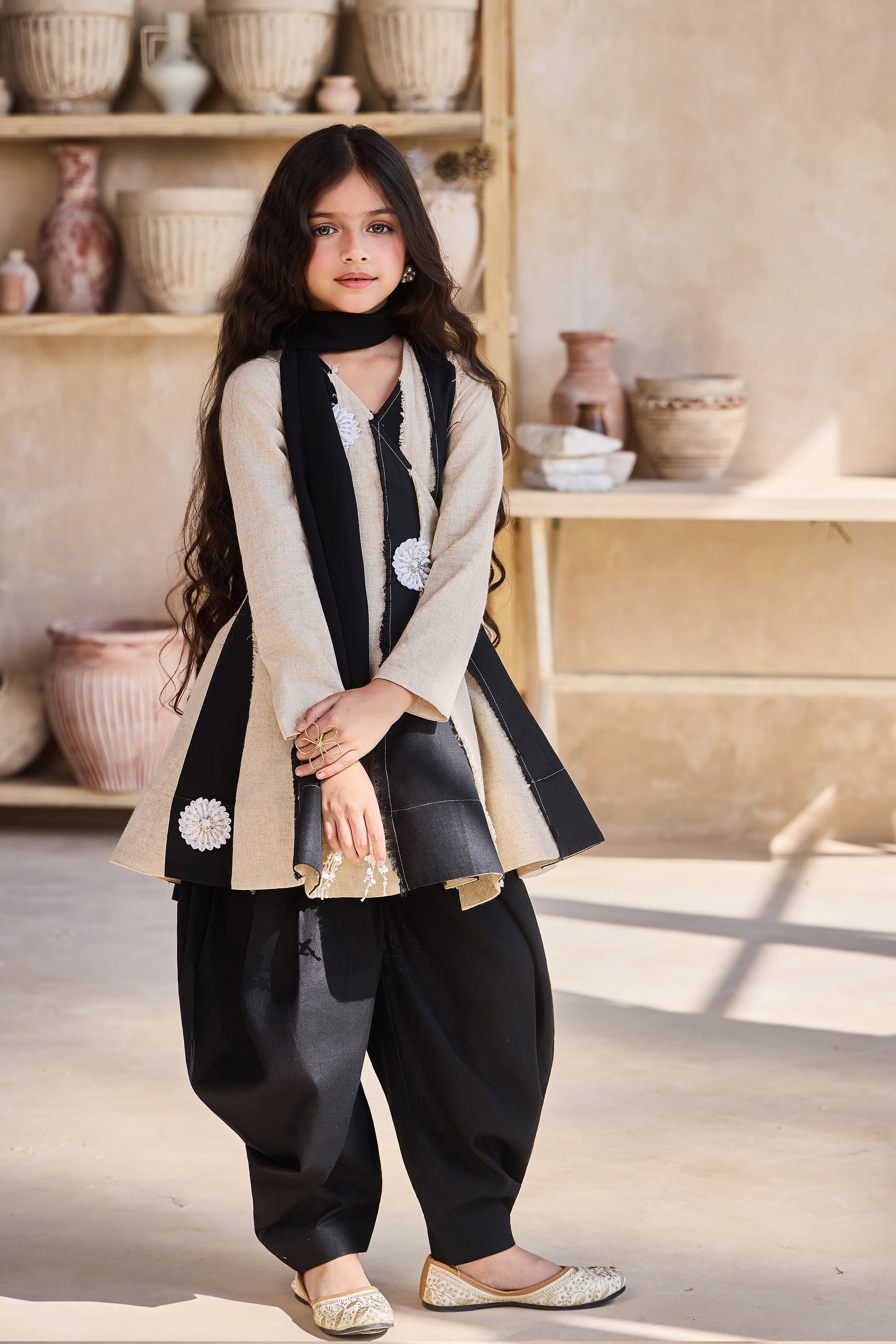 Mayari Kurta with Dhoti & Scarf (Set of 3)