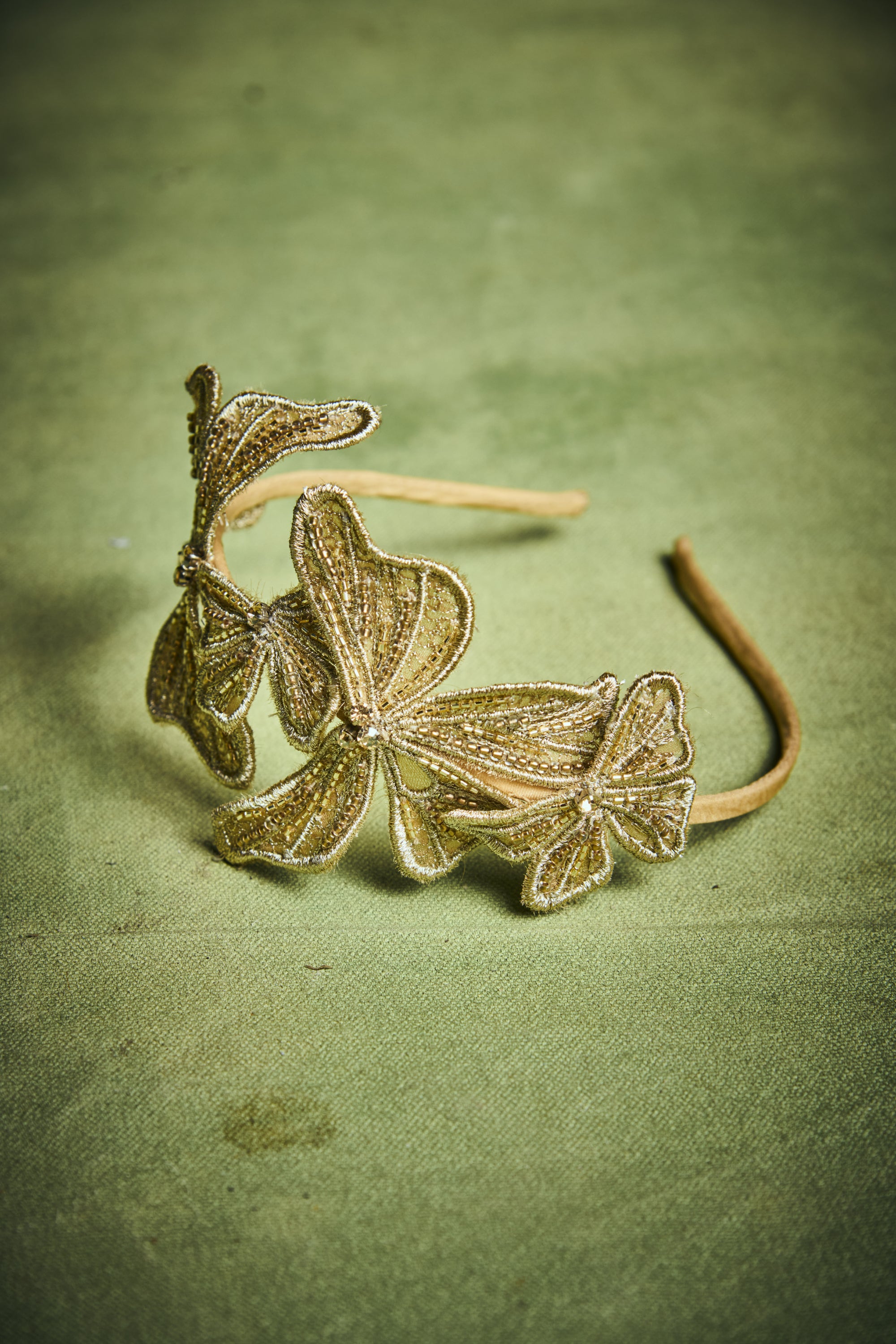 Golden Butterfly Hairband