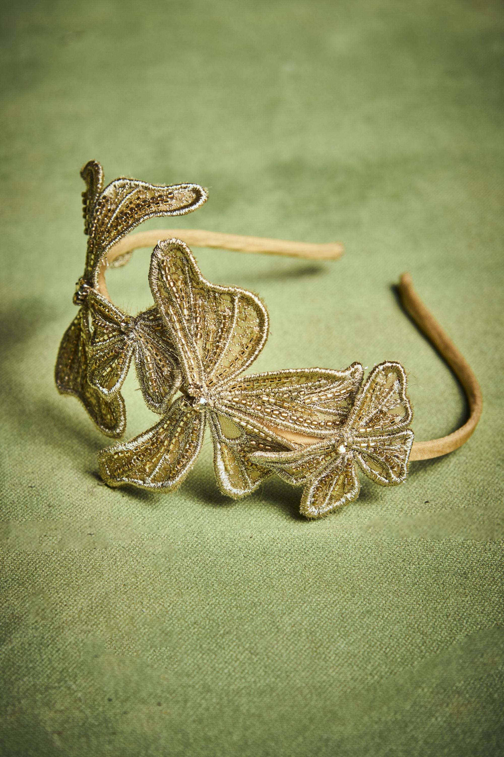 Golden Butterfly Hairband