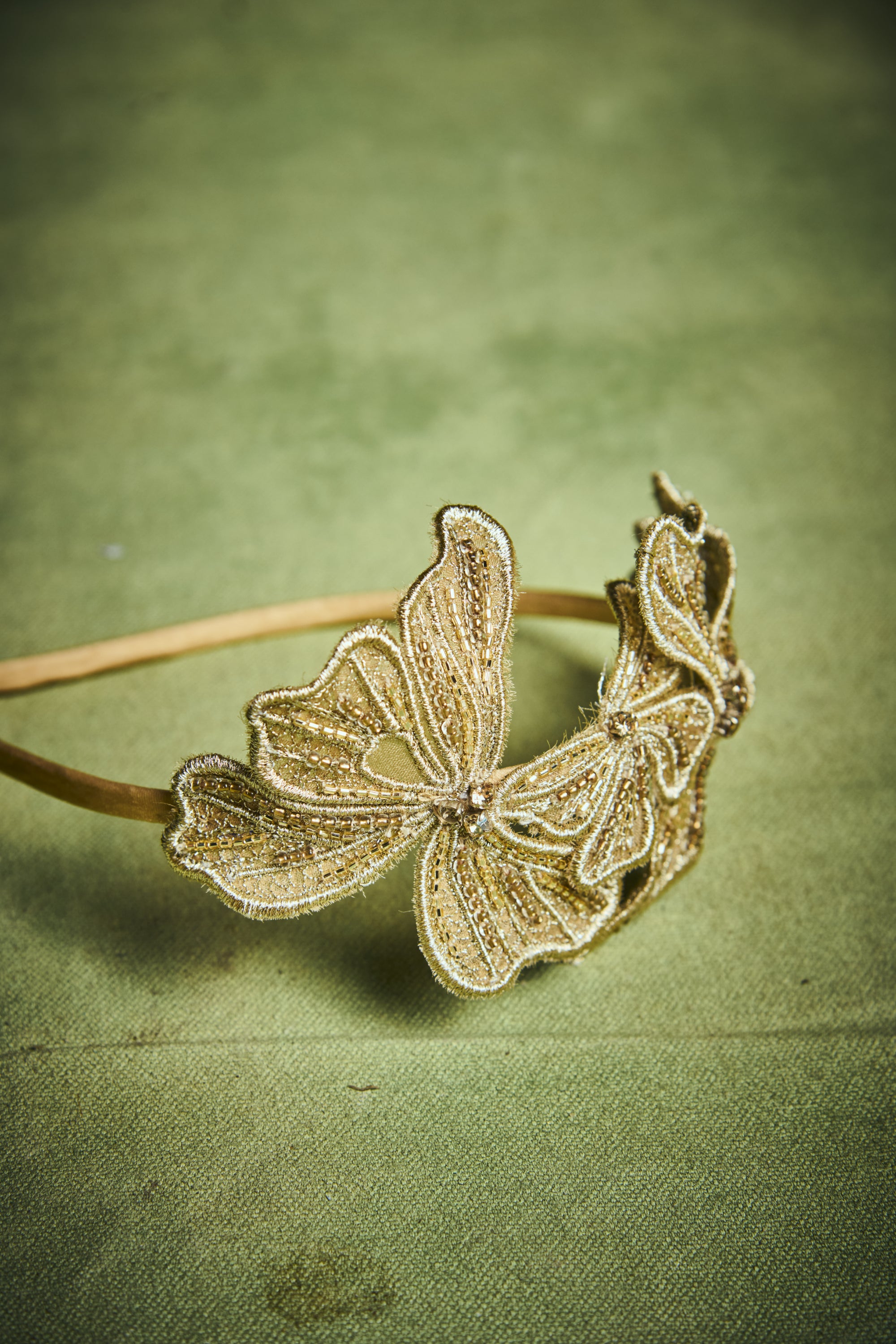 Golden Butterfly Hairband