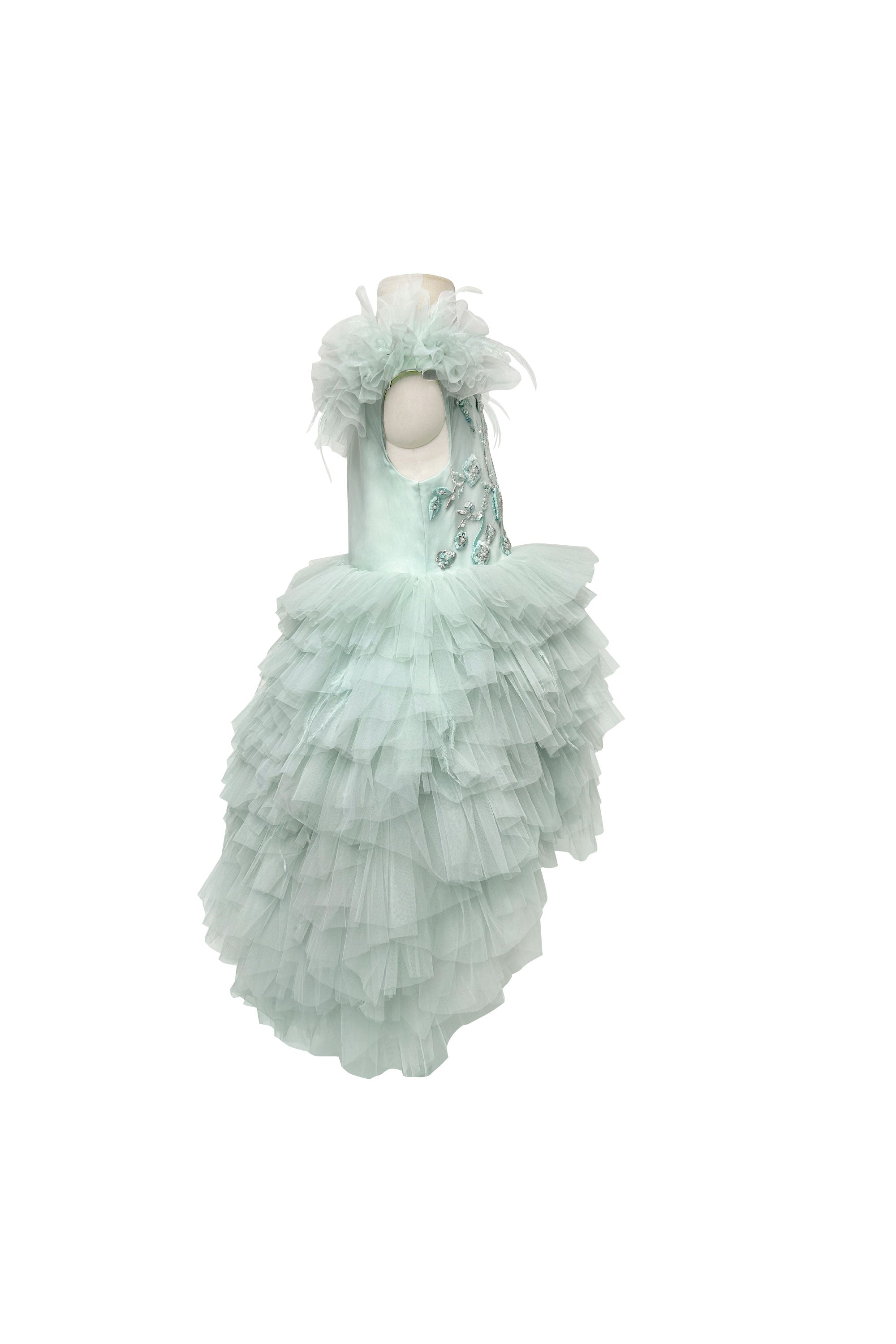 The Gianna High Low Dress (Sea Green)