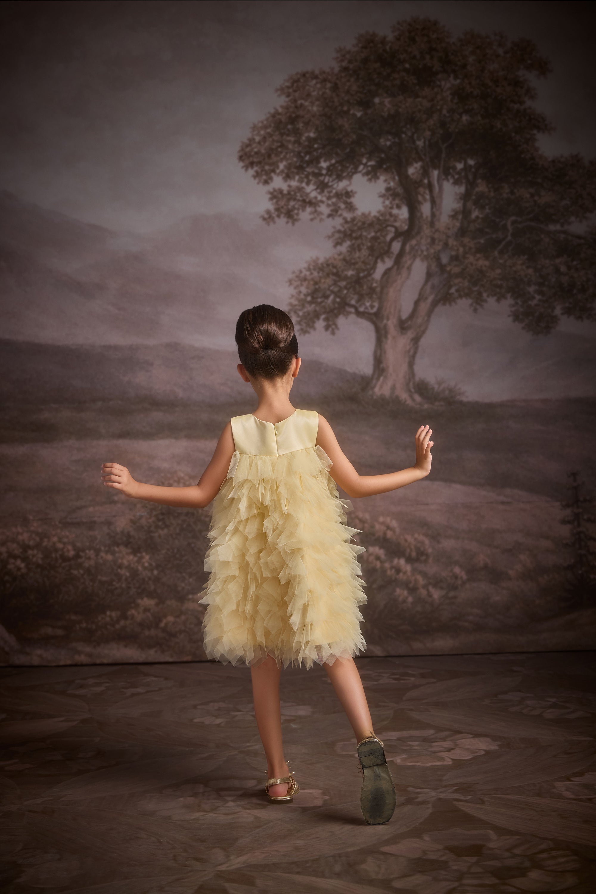 The Mysaria Dress with Cape (Set of 2)