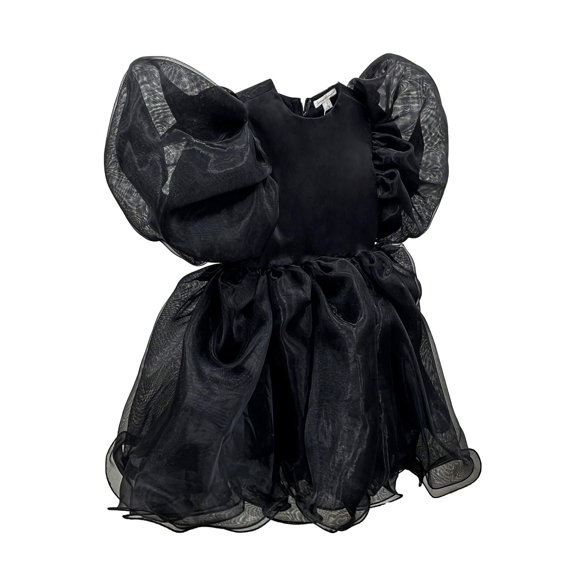 The Alaia Organza Dress (Black)