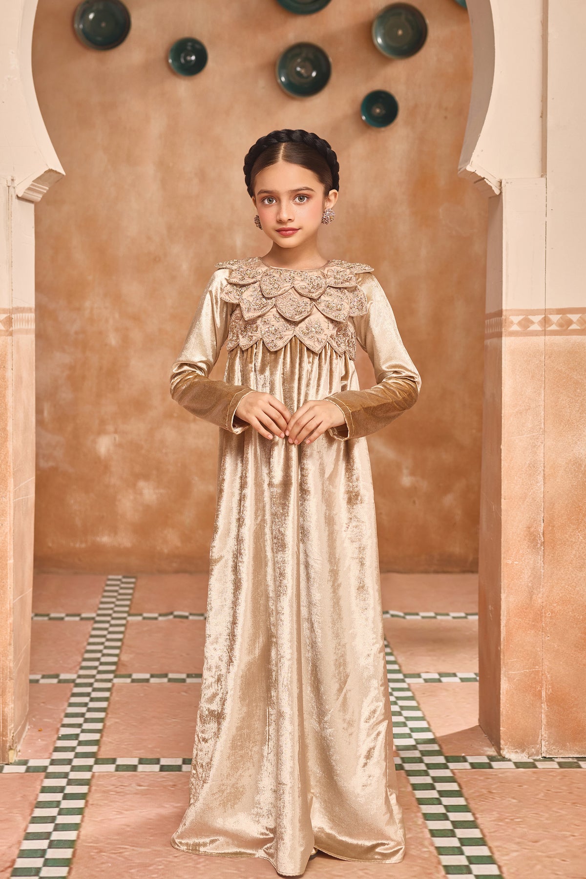 The Moonlit Petal Dress