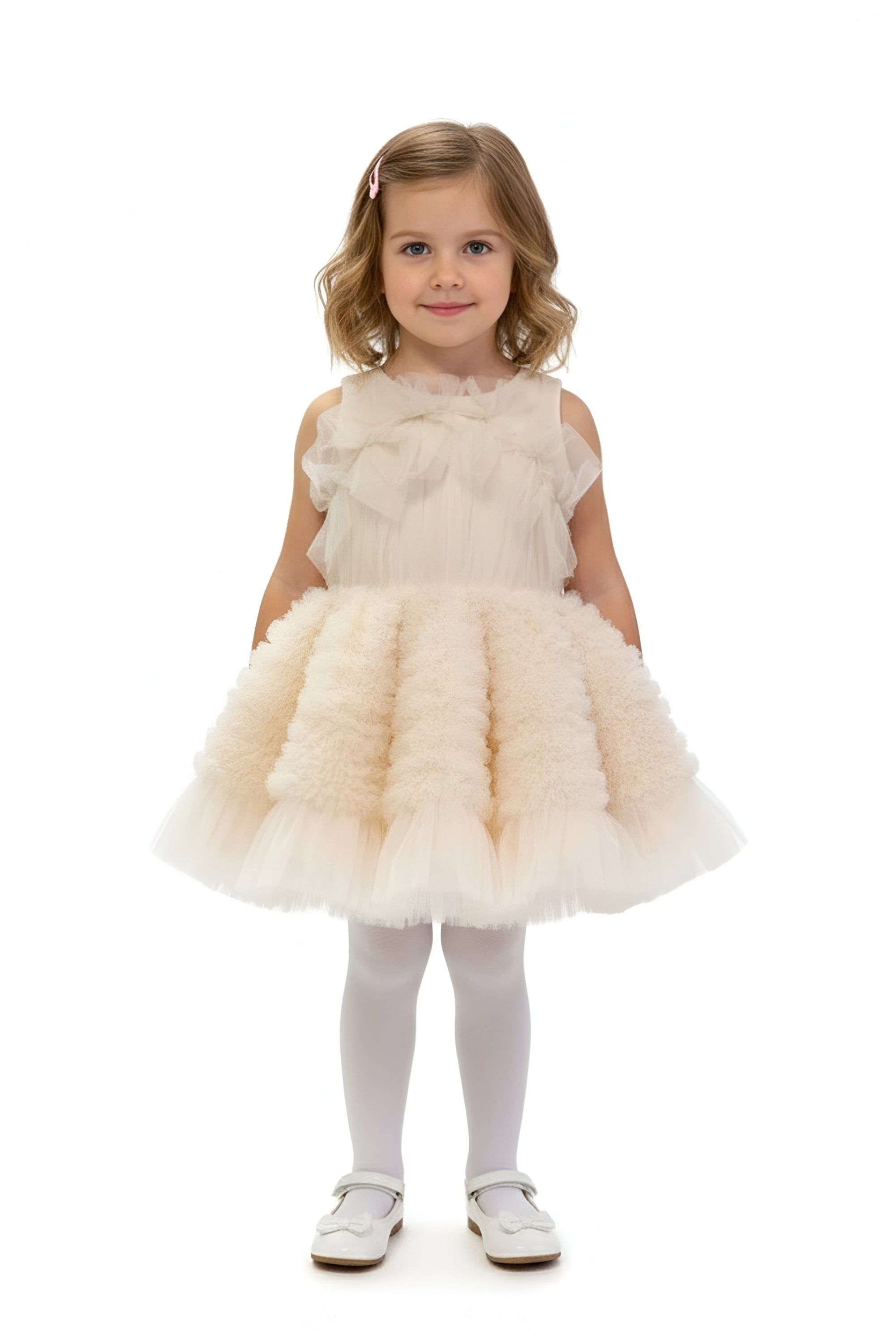 The Ariel Tulle Dress (Peach)