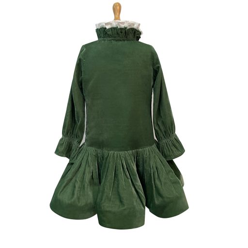 The Velvet Taylor Dress (Green)