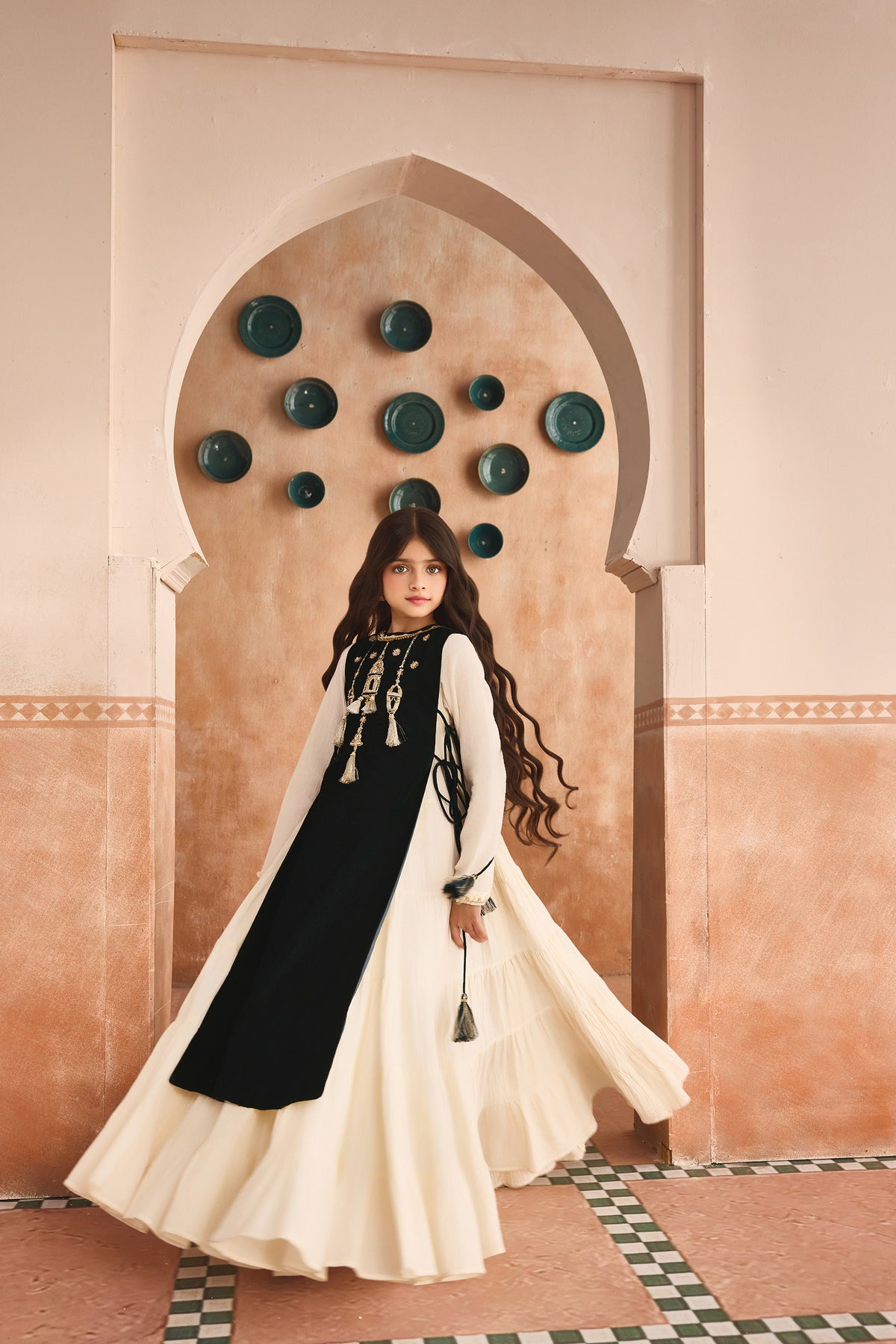 Zeya Green Cape