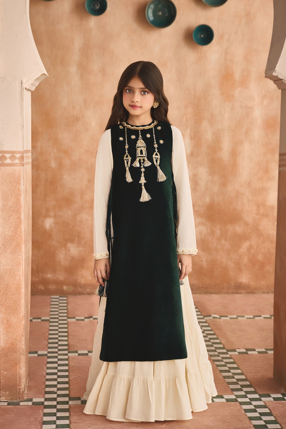 Zeya Green Cape