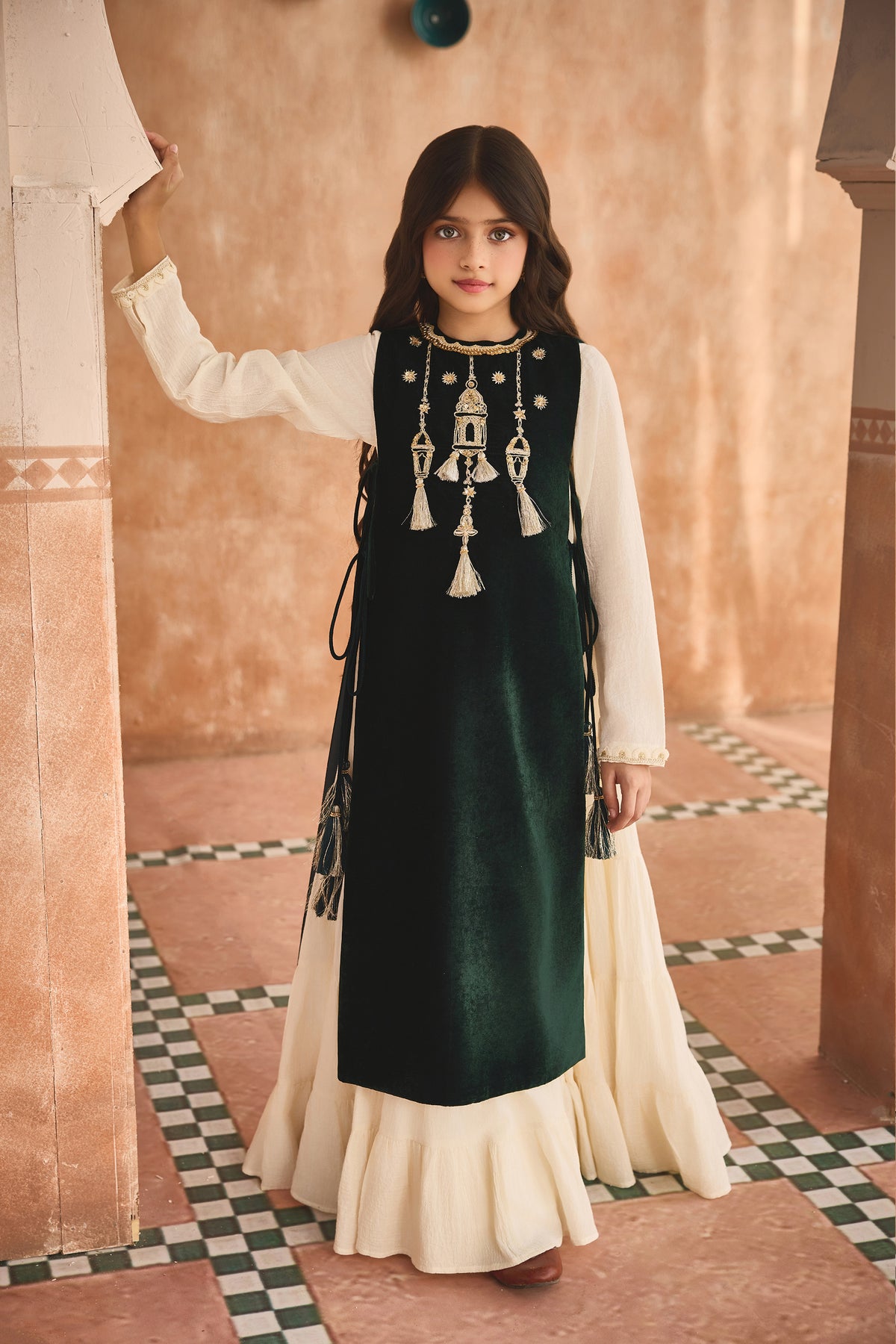 Zeya Green Cape
