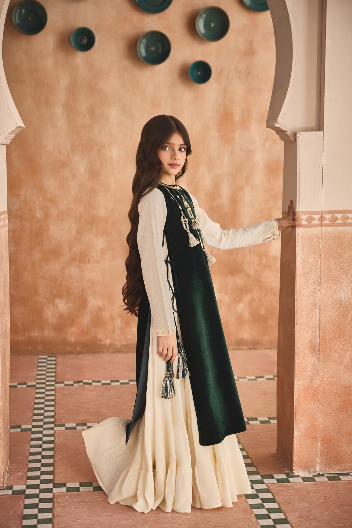 Zeya Green Cape