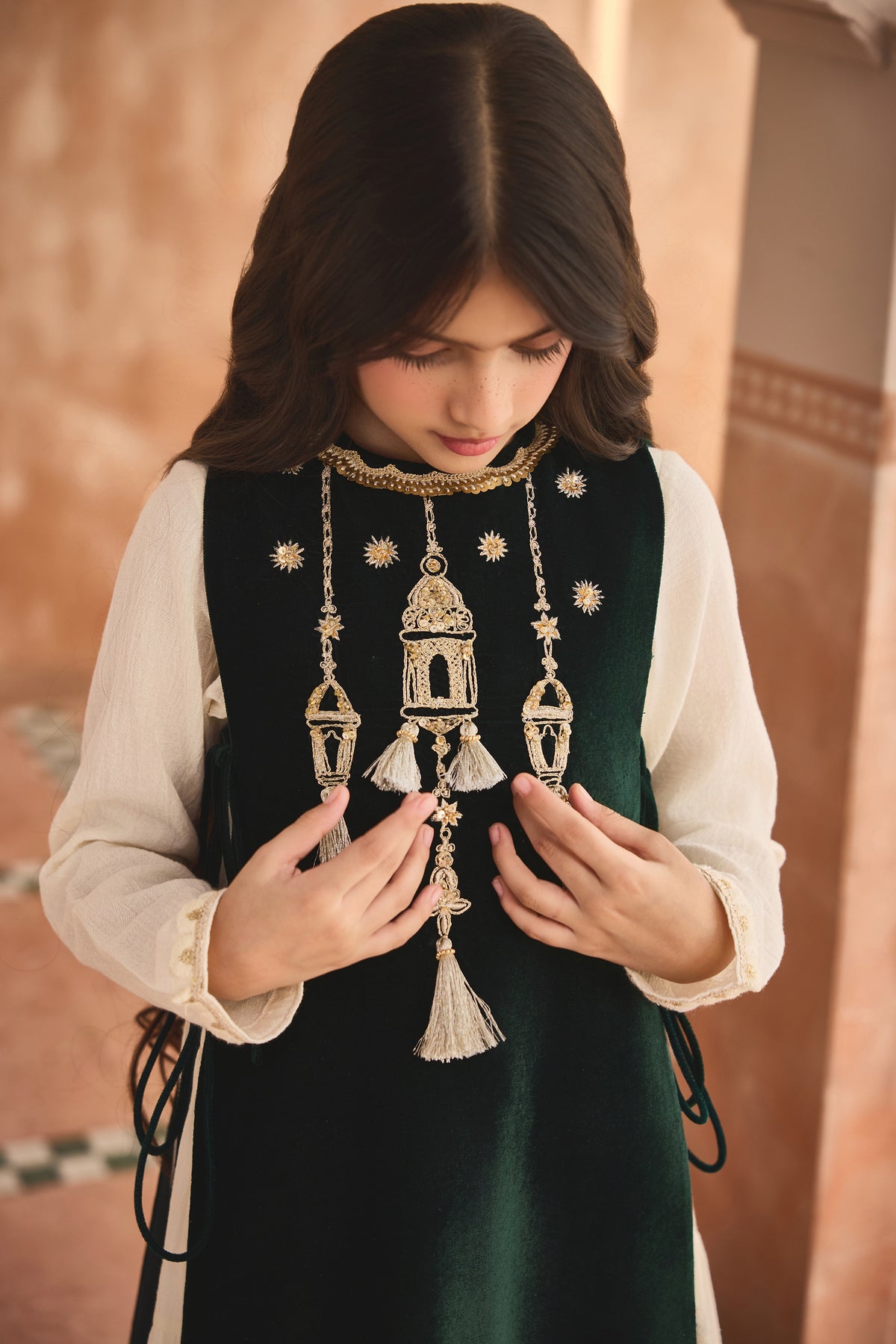 Zeya Green Cape