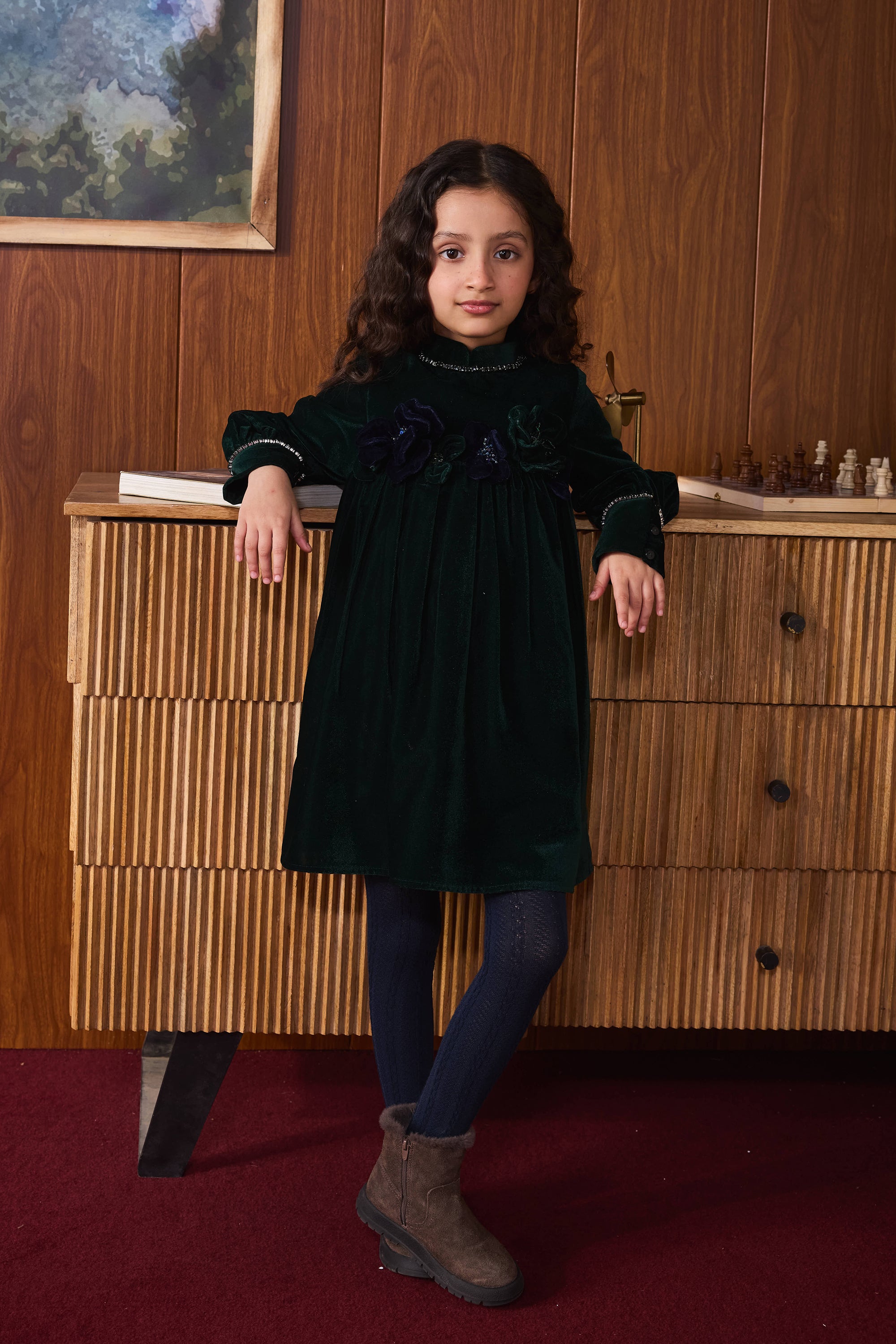 Elva Velvet Dress