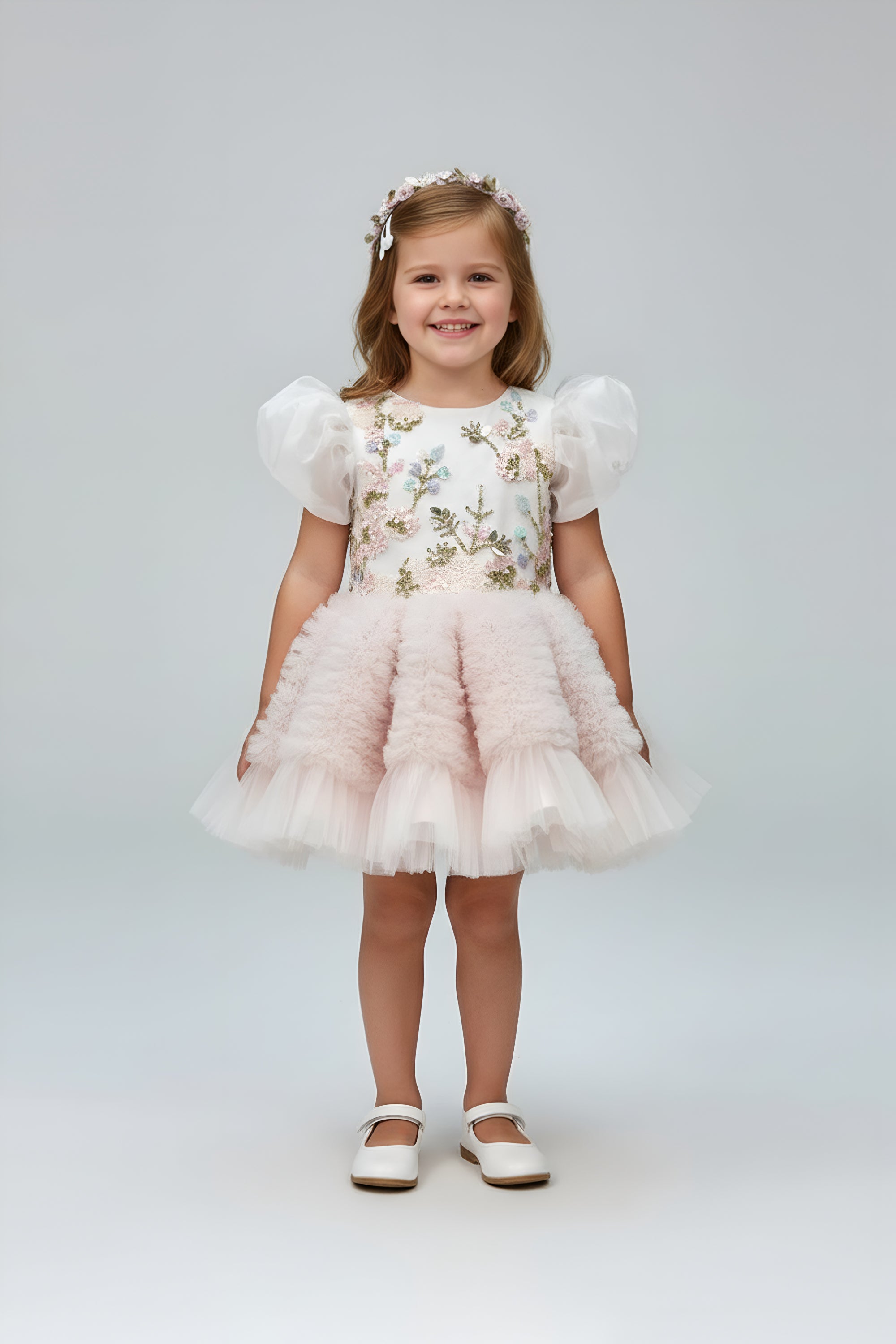 The Marie Dress with Sleeves (Pink)