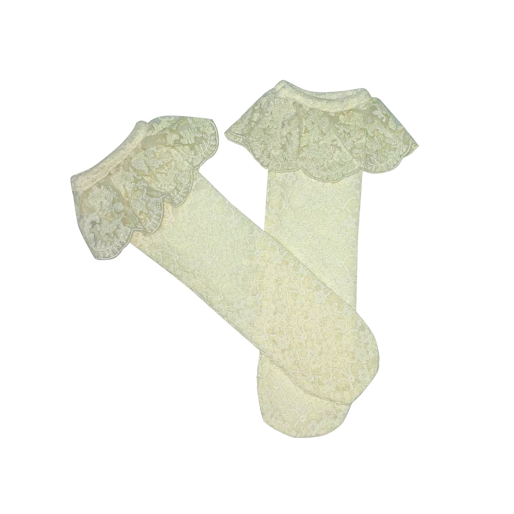 The Alaia Lacy Frill Socks