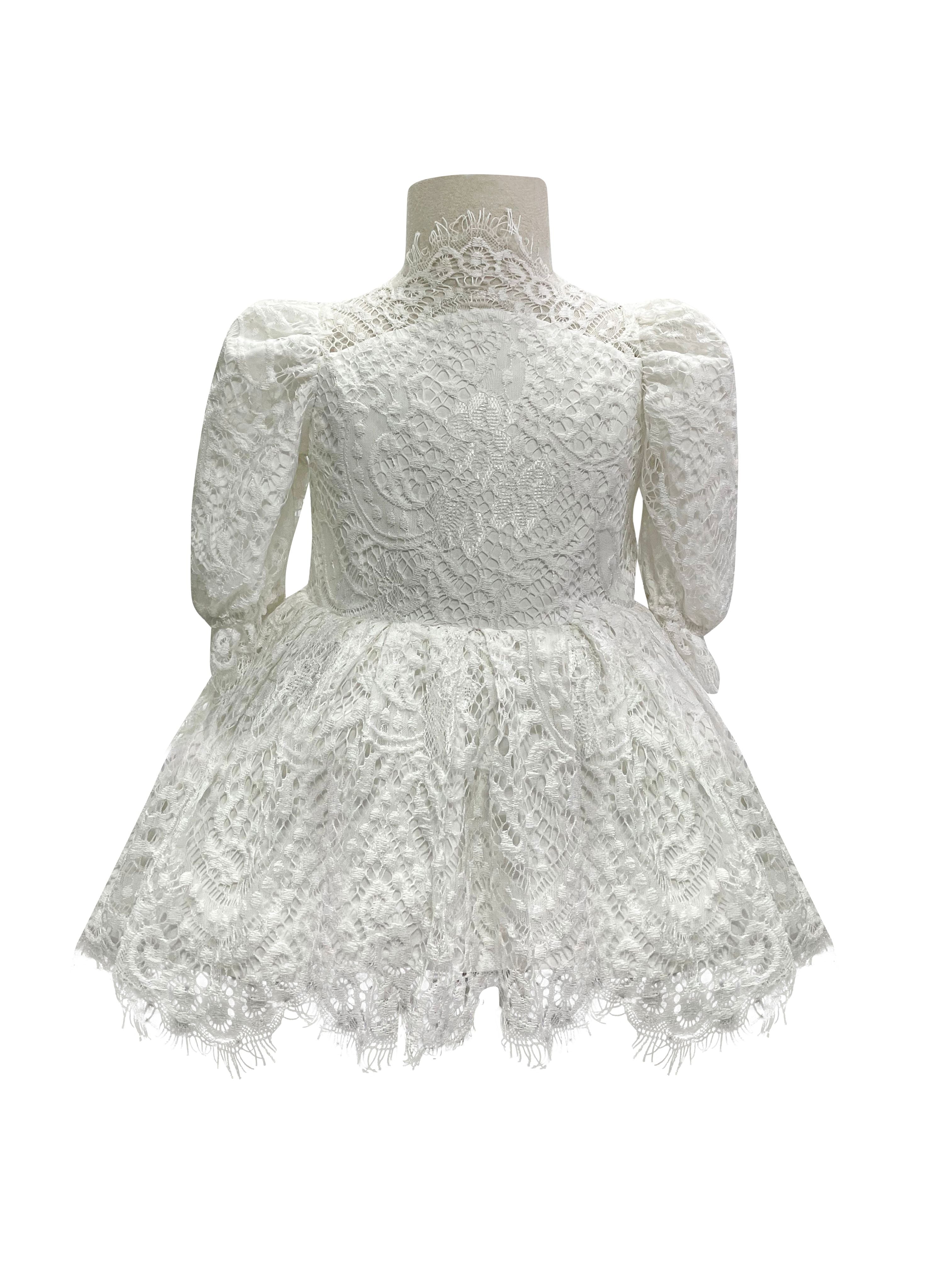 The Audrey Full Sleeved Lace Dress