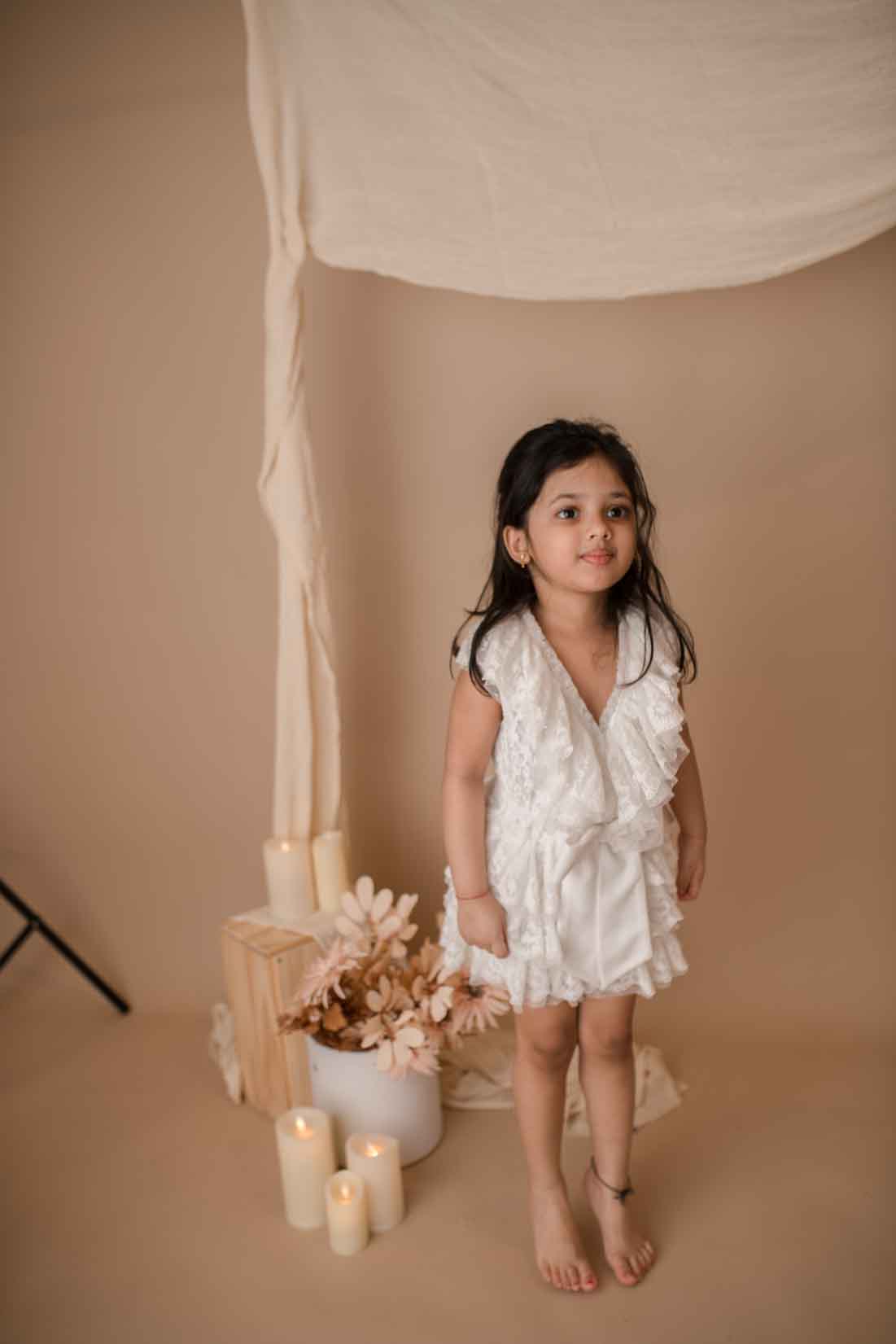 The Velvet Bow Alaia Dress (White)