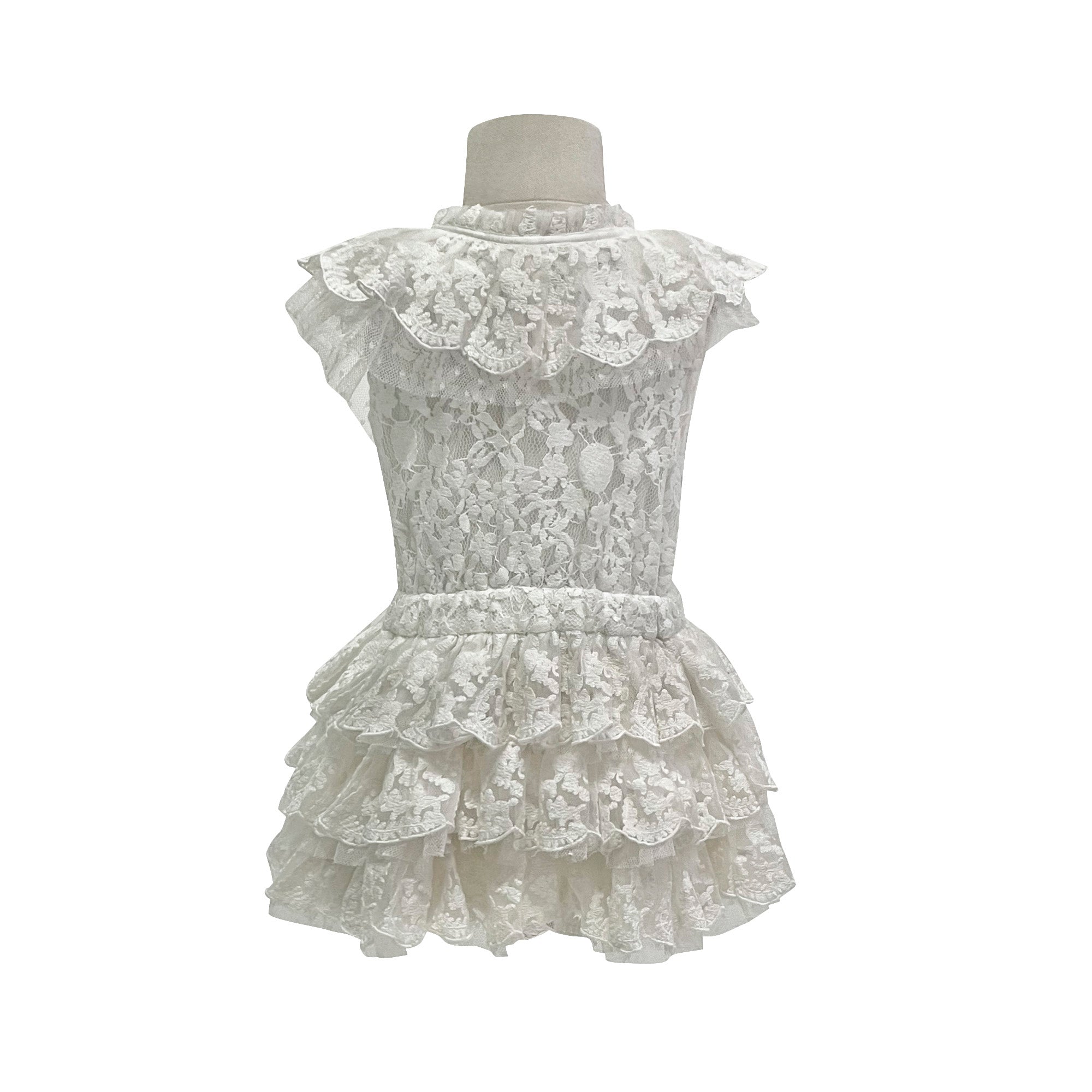 The Velvet Bow Alaia Dress (White)