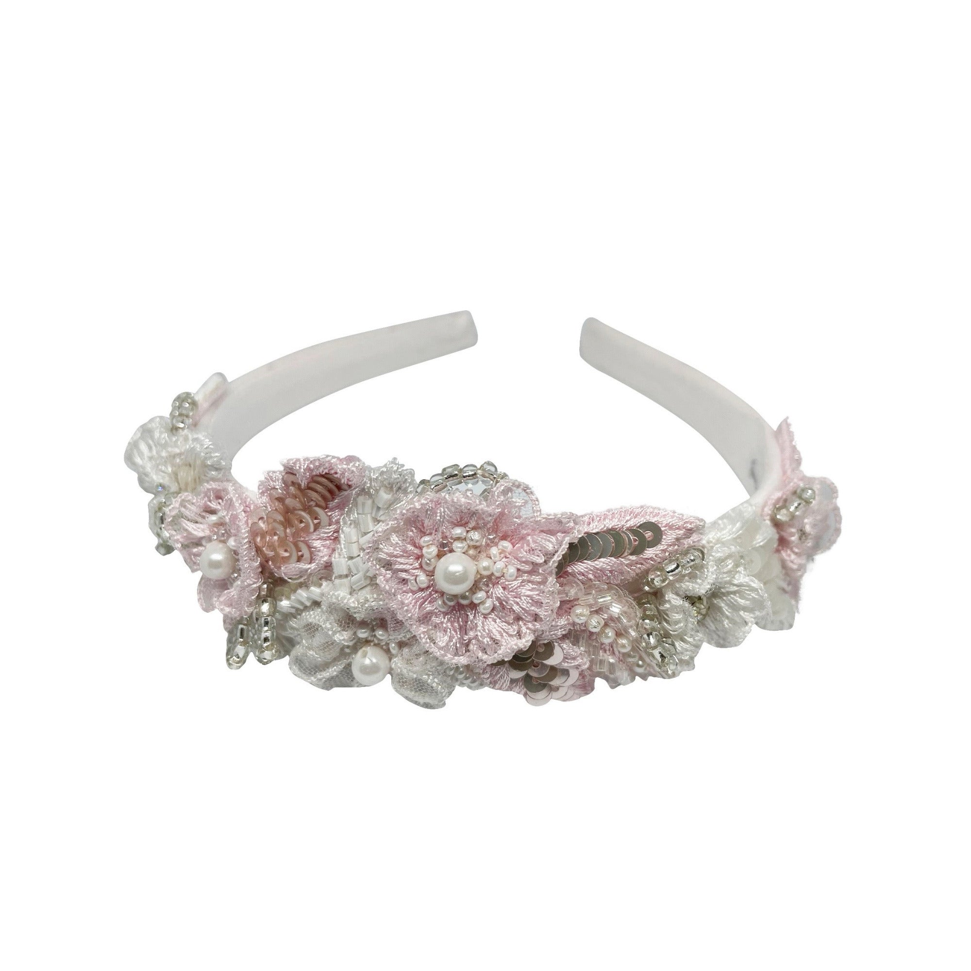 The Pink & White Alaia Hairband